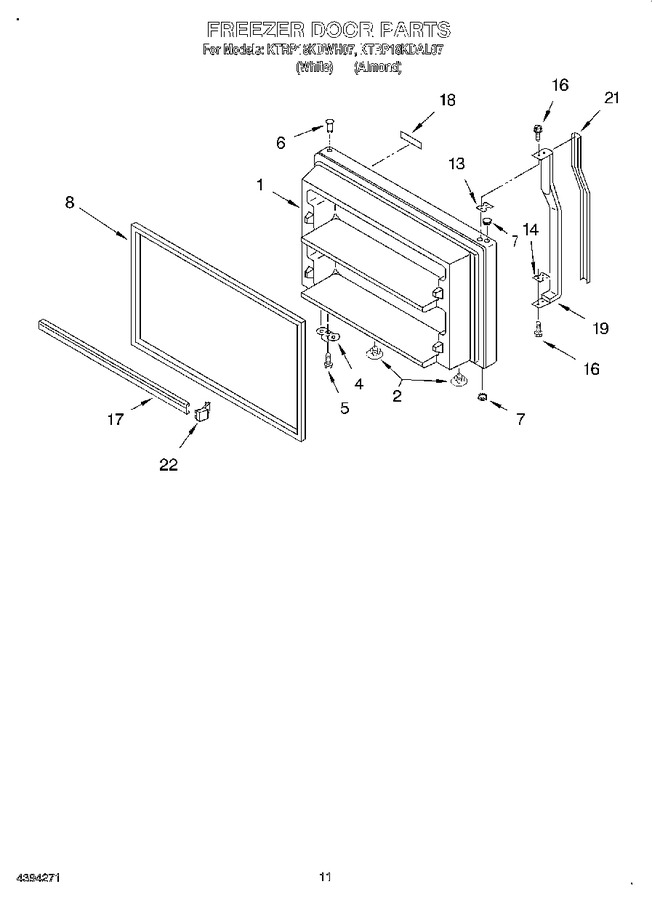 Diagram for KTRP18KDAL07