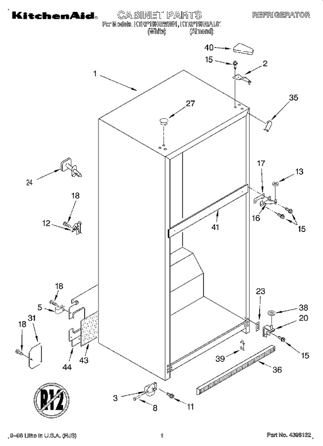 Diagram for KTRP19KGWH01