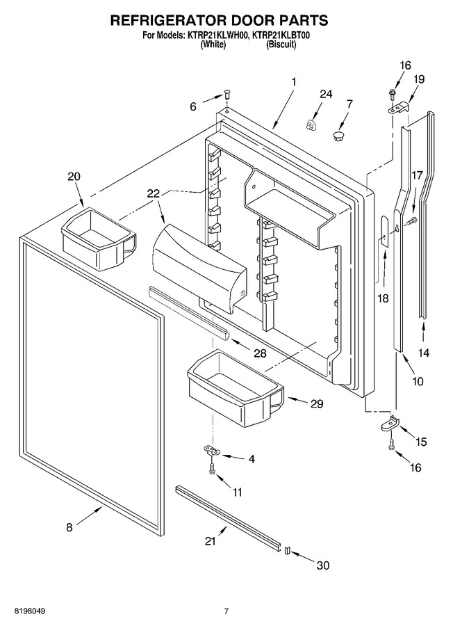 Diagram for KTRP21KLWH00