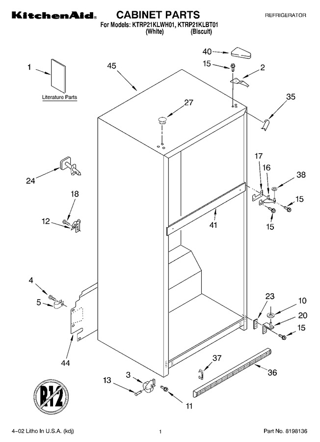 Diagram for KTRP21KLWH01