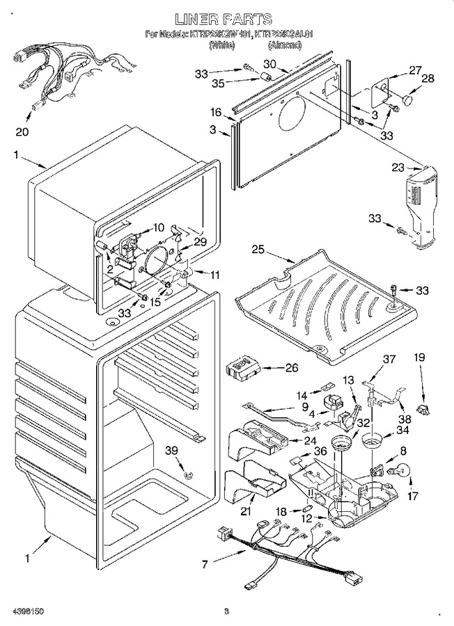 Diagram for KTRP22KGWH01