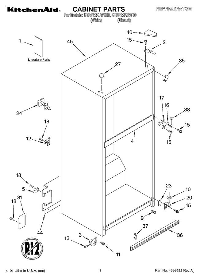 Diagram for KTRR22KJWH00