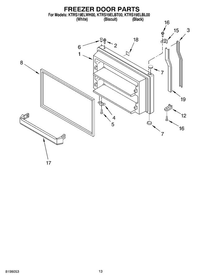 Diagram for KTRS19ELWH00