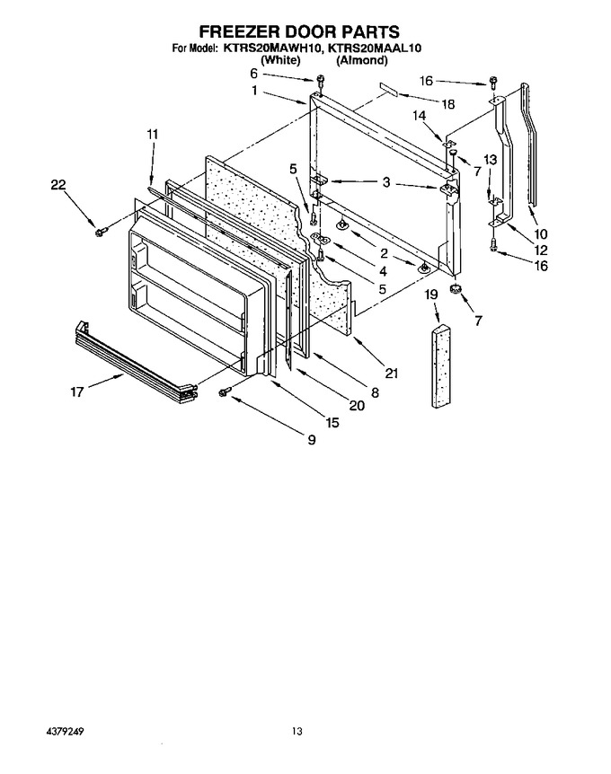 Diagram for KTRS20MAWH10