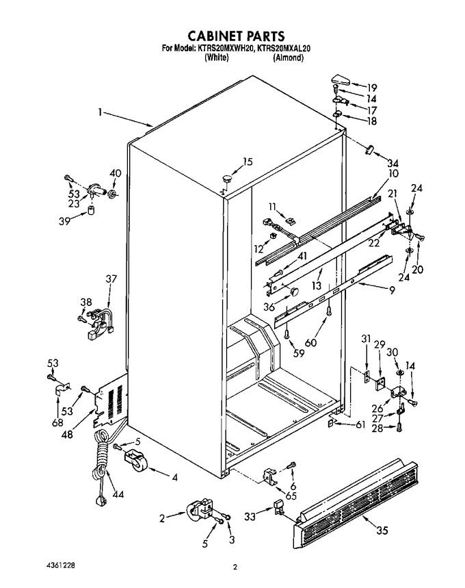 Diagram for KTRS20MXWH20