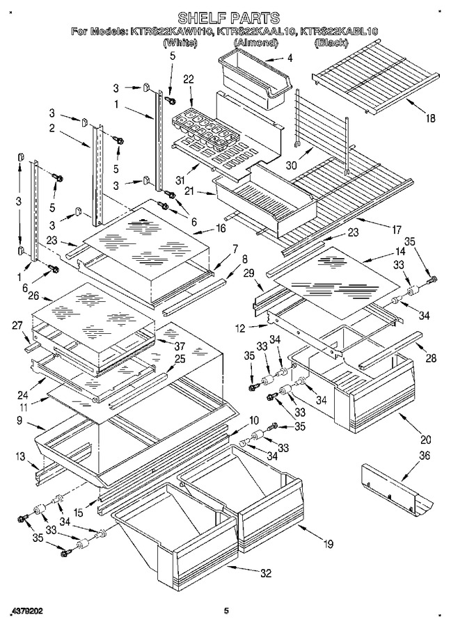 Diagram for KTRS22KAWH10