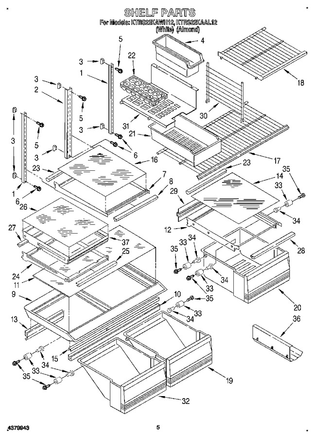 Diagram for KTRS22KAWH12