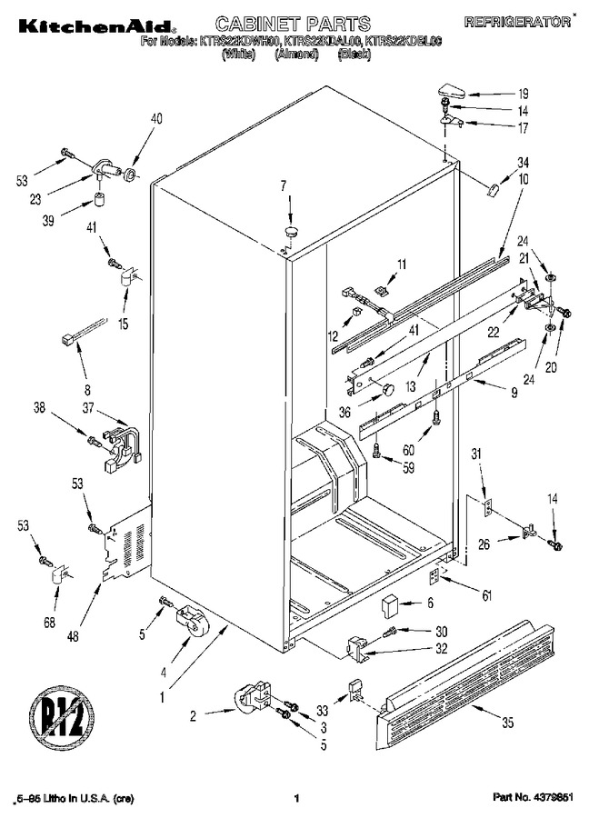 Diagram for KTRS22KDWH00