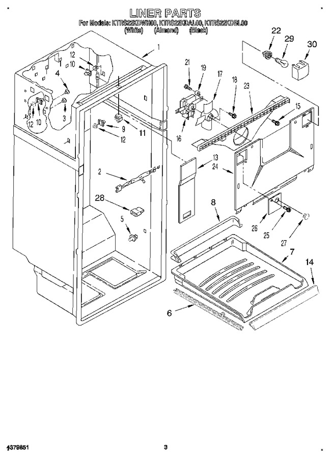 Diagram for KTRS22KDWH00