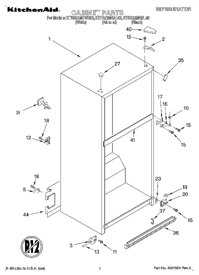 Diagram for KTRS22MGWH00