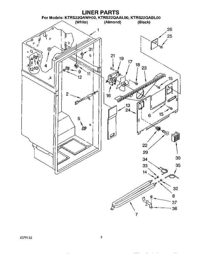 Diagram for KTRS22QAWH00