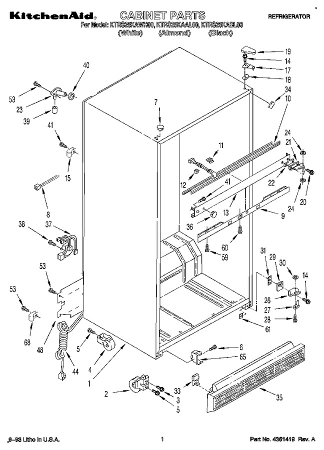 Diagram for KTRS25KAWH00