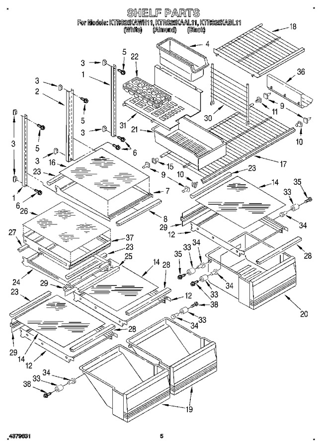 Diagram for KTRS25KAWH11