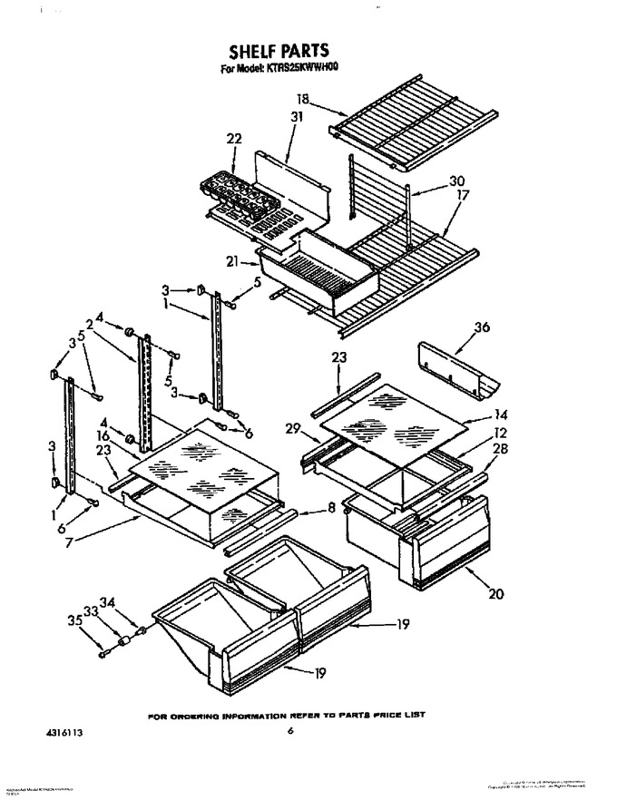 Diagram for KTRS25KWAL00
