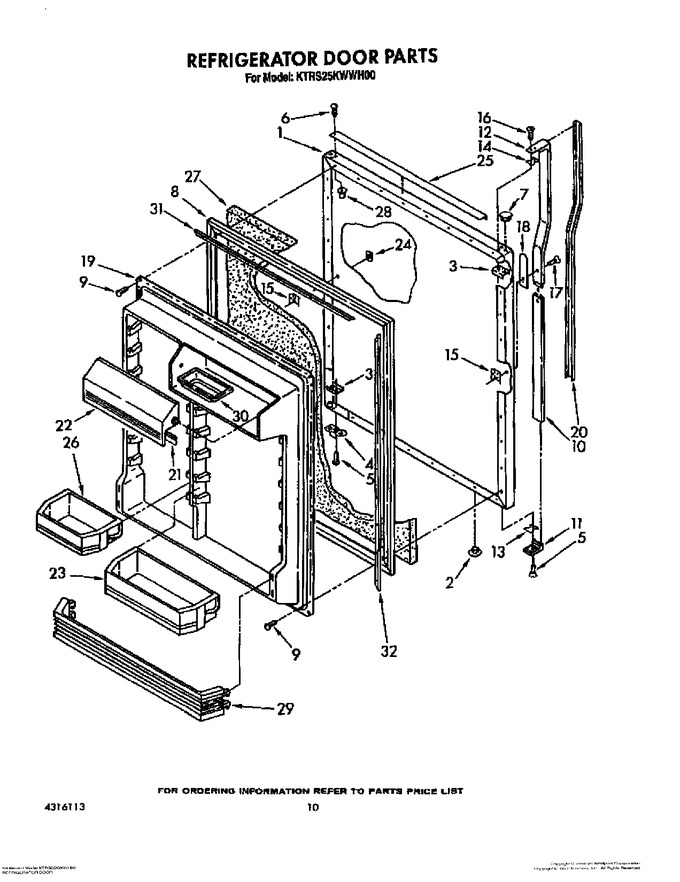 Diagram for KTRS25KWWH00