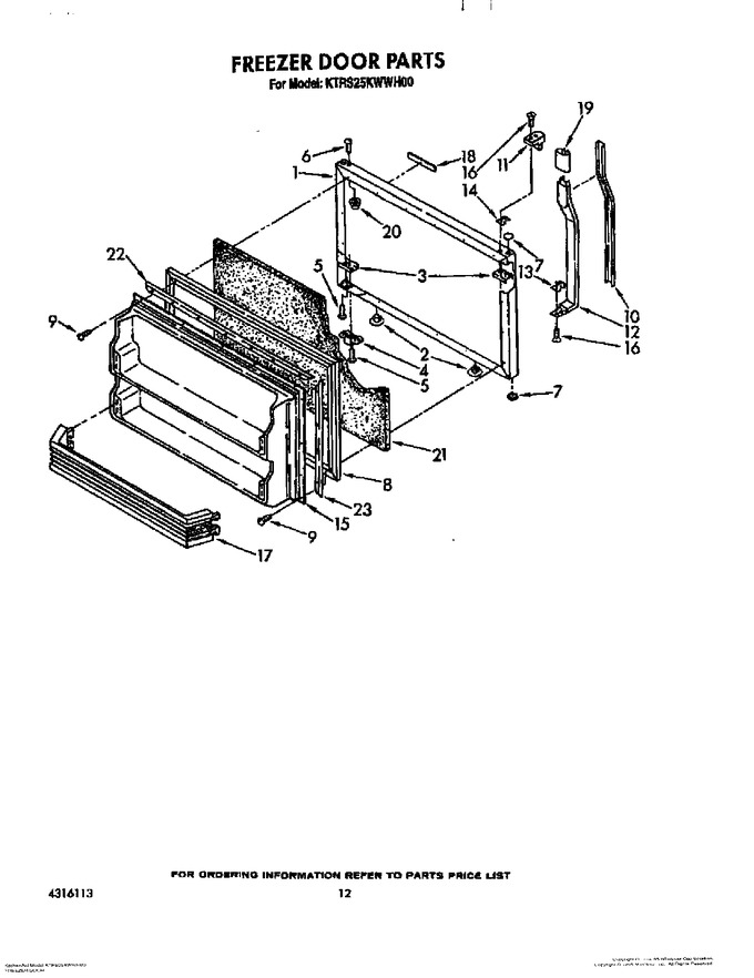Diagram for KTRS25KWWH00