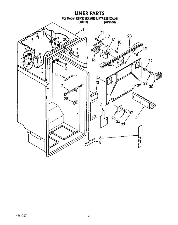 Diagram for KTRS25KXAL01