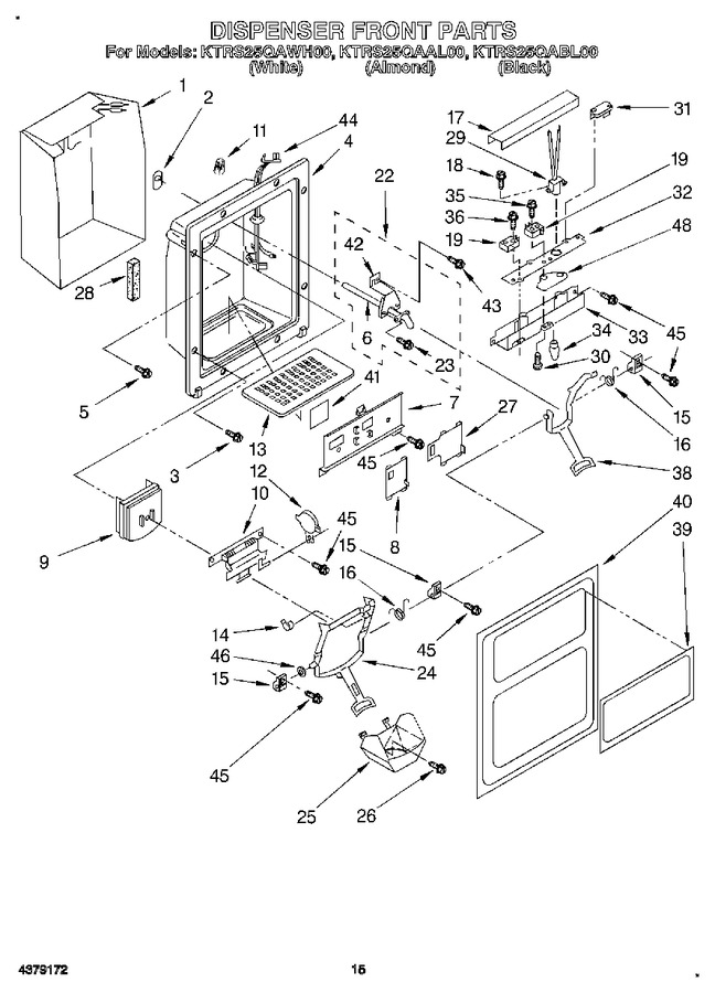 Diagram for KTRS25QAAL00