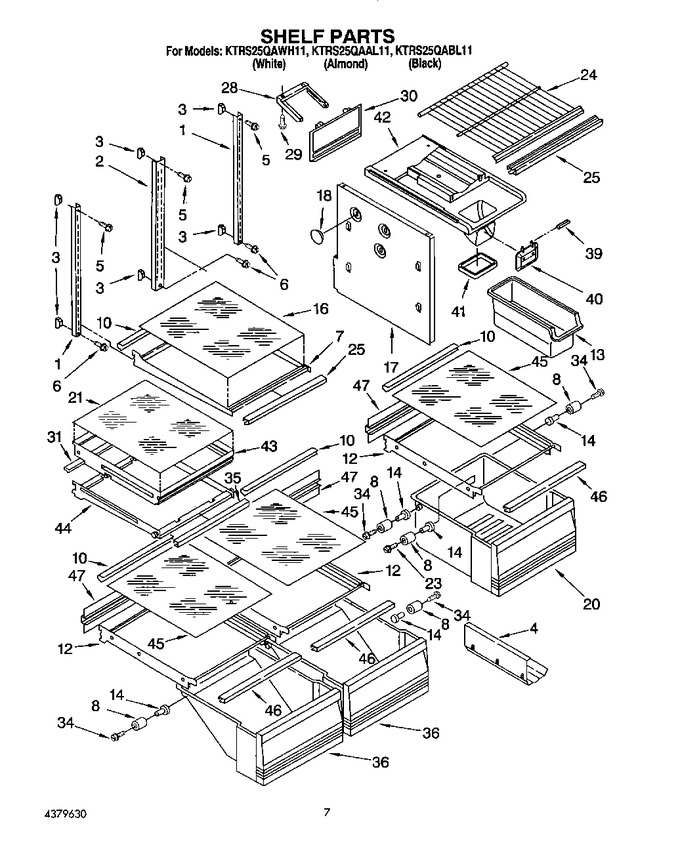 Diagram for KTRS25QAWH11