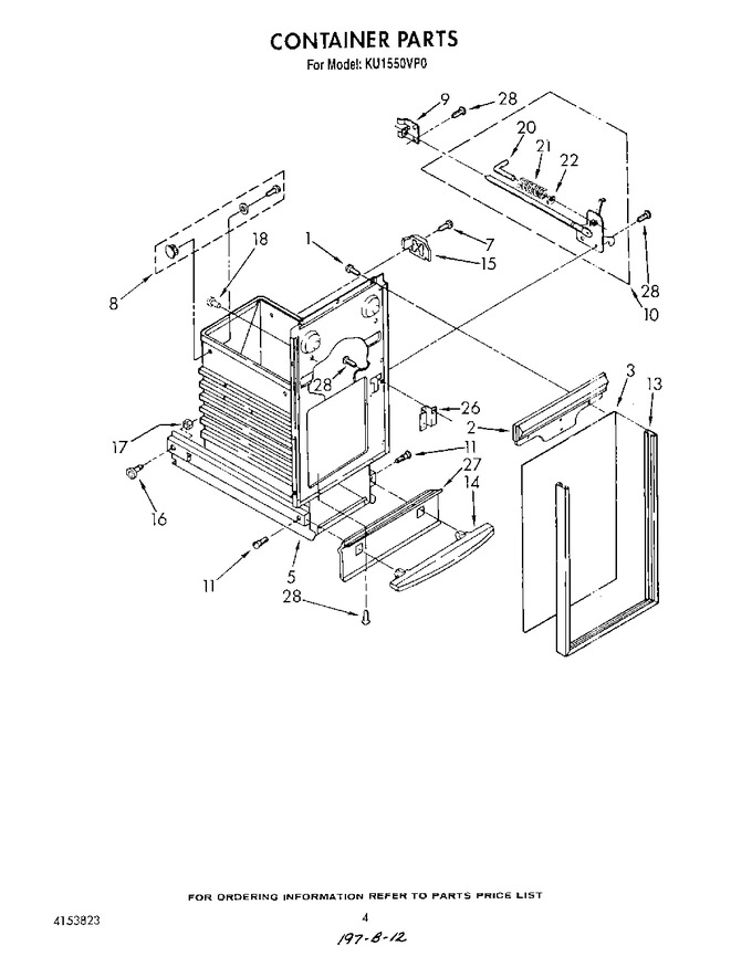 Diagram for KU1550VP0
