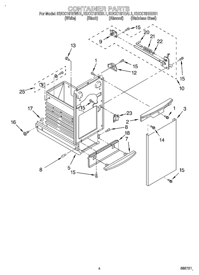 Diagram for KUCC151EWH1