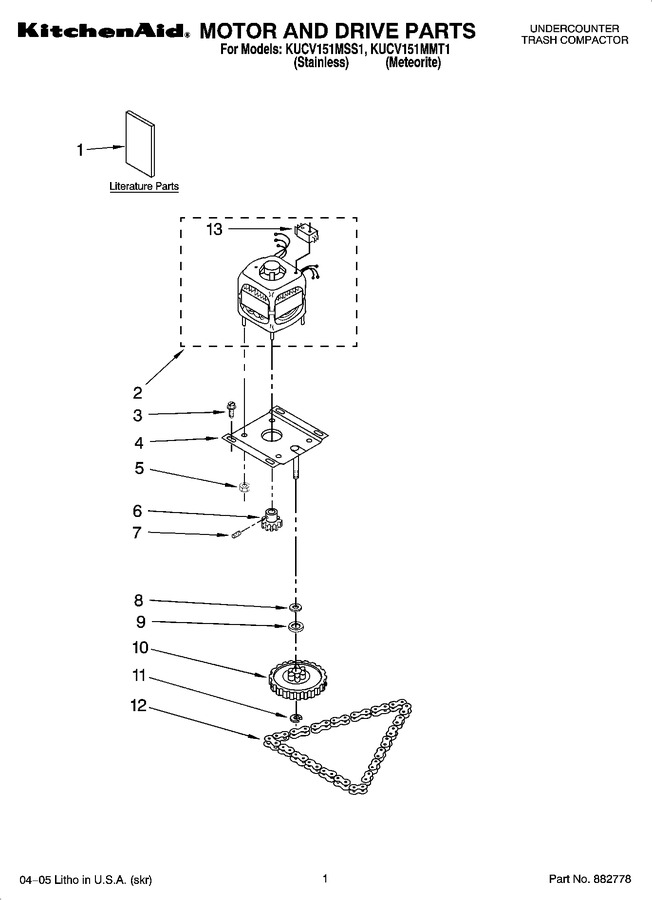 Diagram for KUCV151MSS1