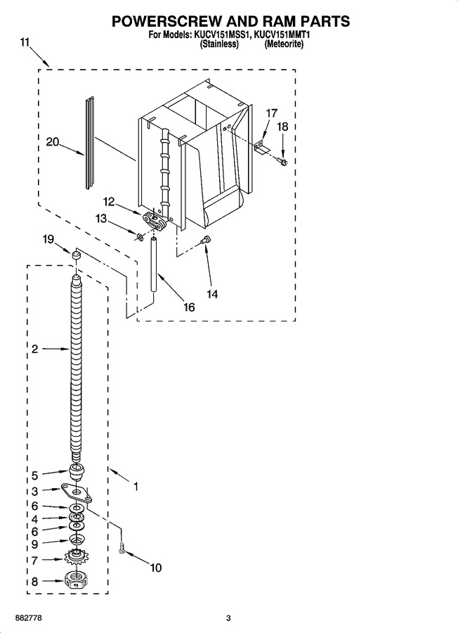 Diagram for KUCV151MMT1