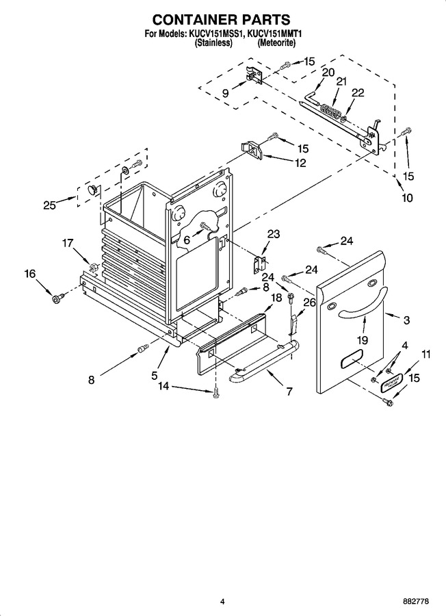 Diagram for KUCV151MSS1