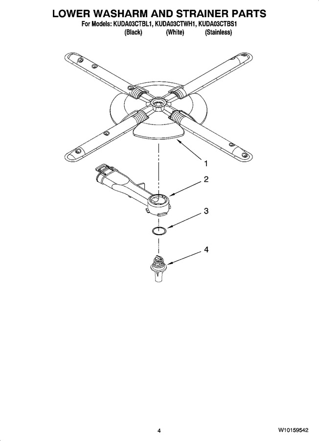 Diagram for KUDA03CTWH1