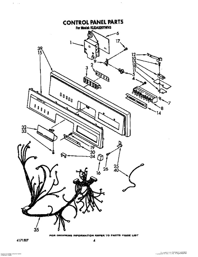 Diagram for KUDA220TWH3