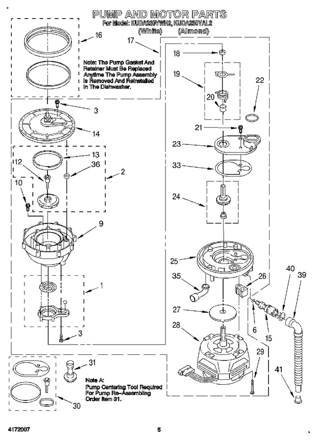 Diagram for KUDA230YAL2