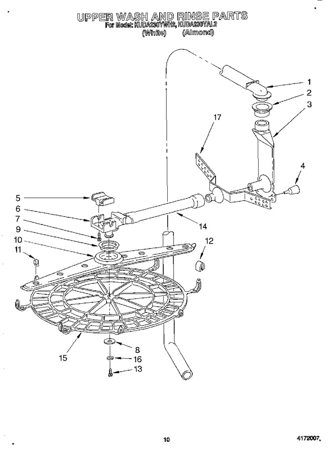 Diagram for KUDA230YWH2