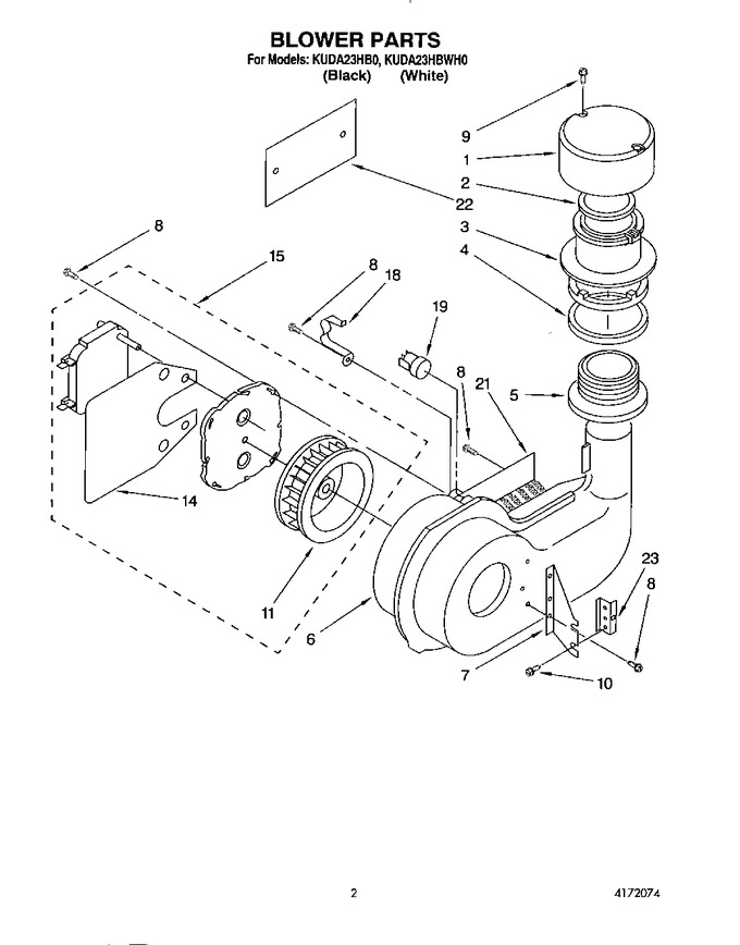 Diagram for KUDA23HB0
