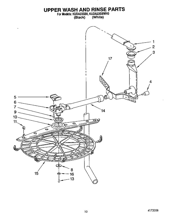 Diagram for KUDA23SBWH0