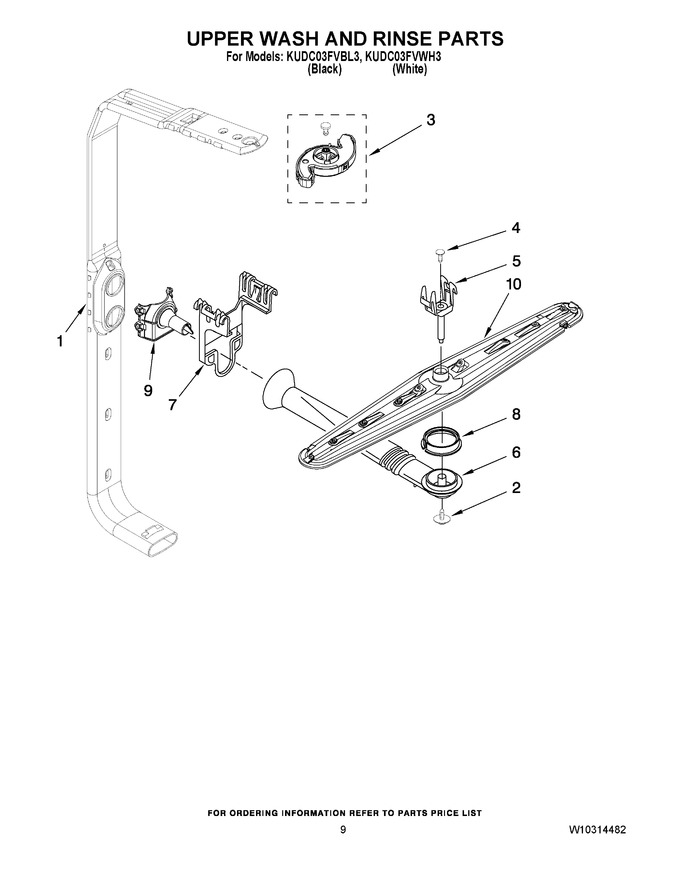 Diagram for KUDC03FVWH3