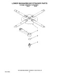 Diagram for 11 - Lower Washarm And Strainer Parts
