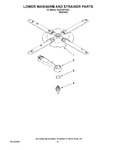 Diagram for 11 - Lower Washarm And Strainer Parts