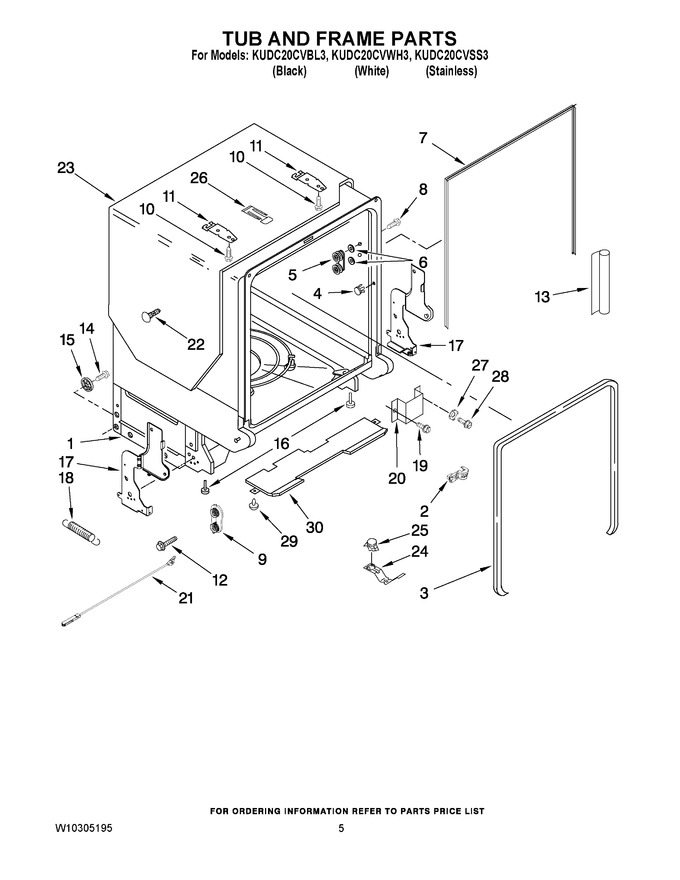 Diagram for KUDC20CVWH3