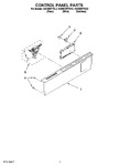 Diagram for 02 - Control Panel Parts