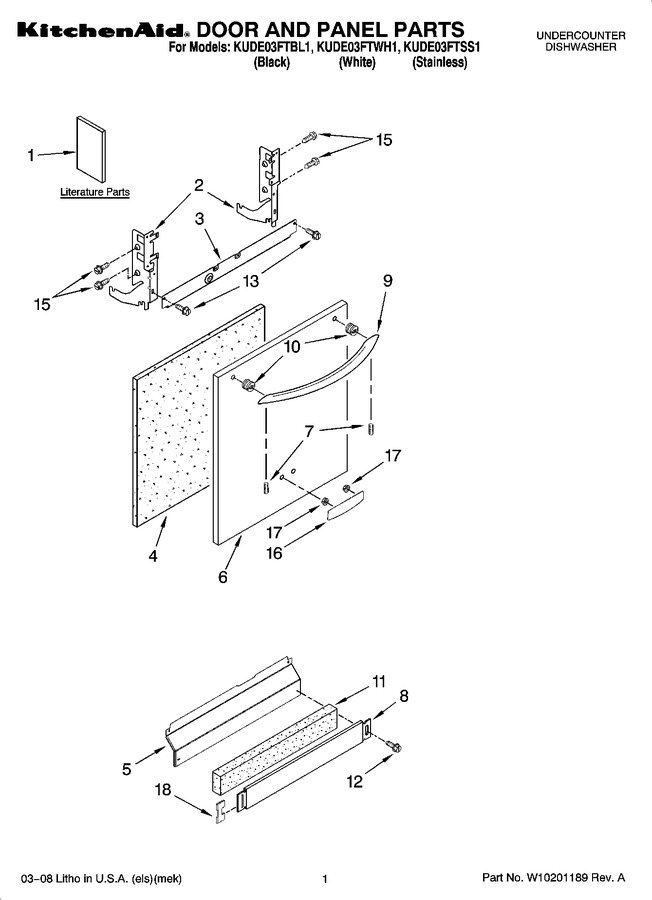 Diagram for KUDE03FTWH1