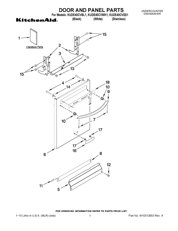 Diagram for KUDE40CVBL1