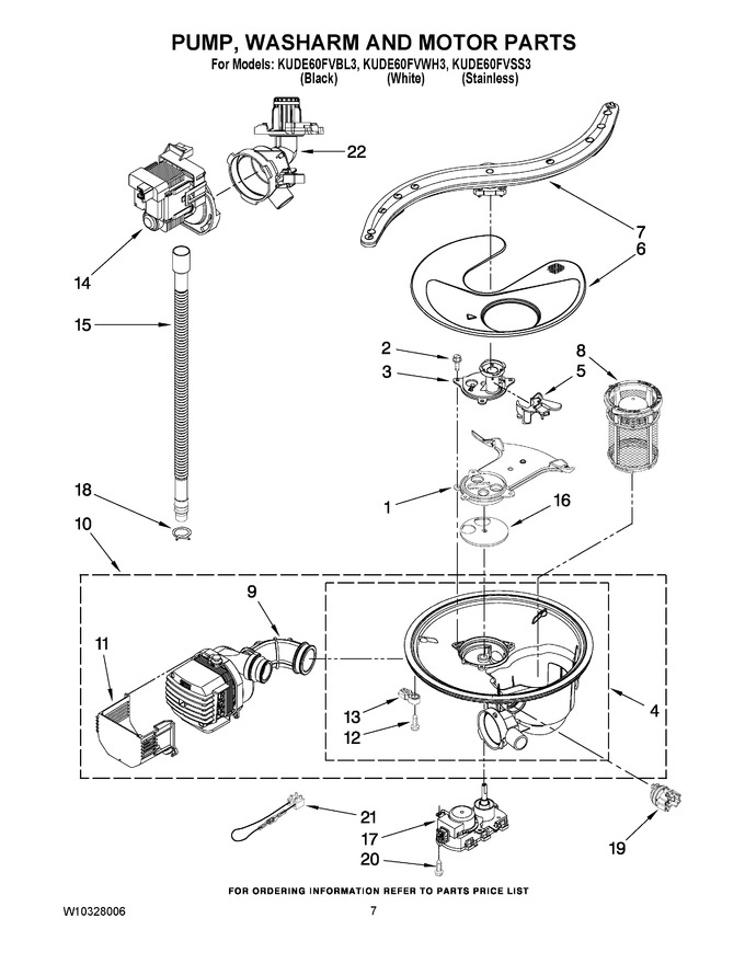 Diagram for KUDE60FVWH3