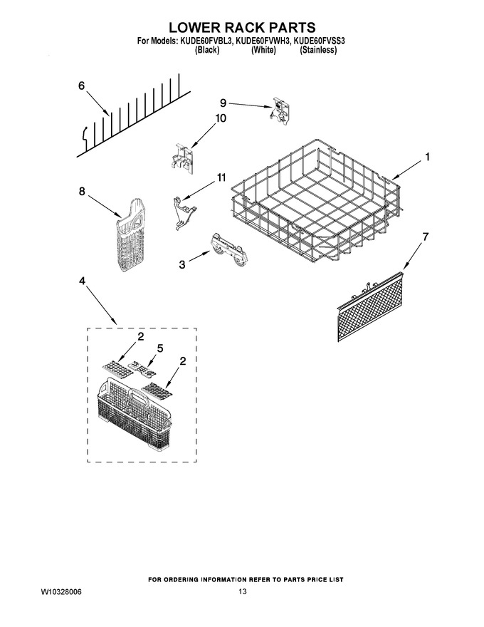 Diagram for KUDE60FVWH3