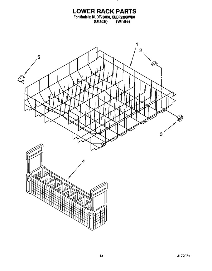 Diagram for KUDF230BWH0