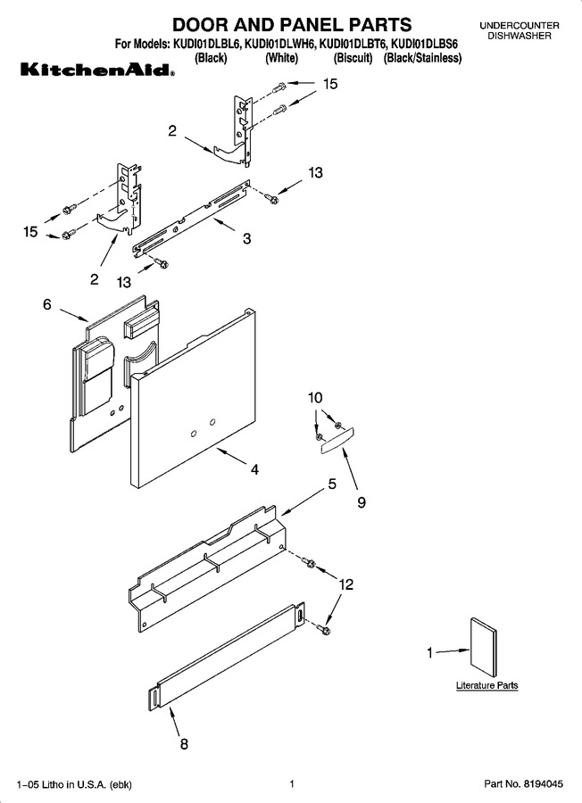 Diagram for KUDI01DLBL6