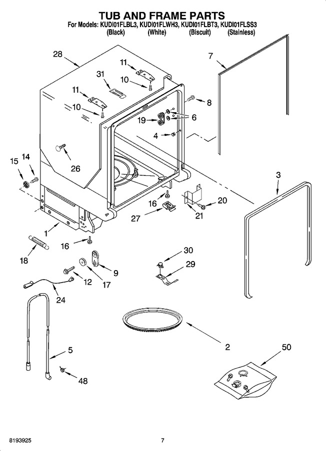 Diagram for KUDI01FLBL3