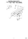Diagram for 02 - Control Panel Parts