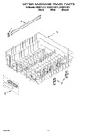 Diagram for 09 - Upper Rack And Track Parts