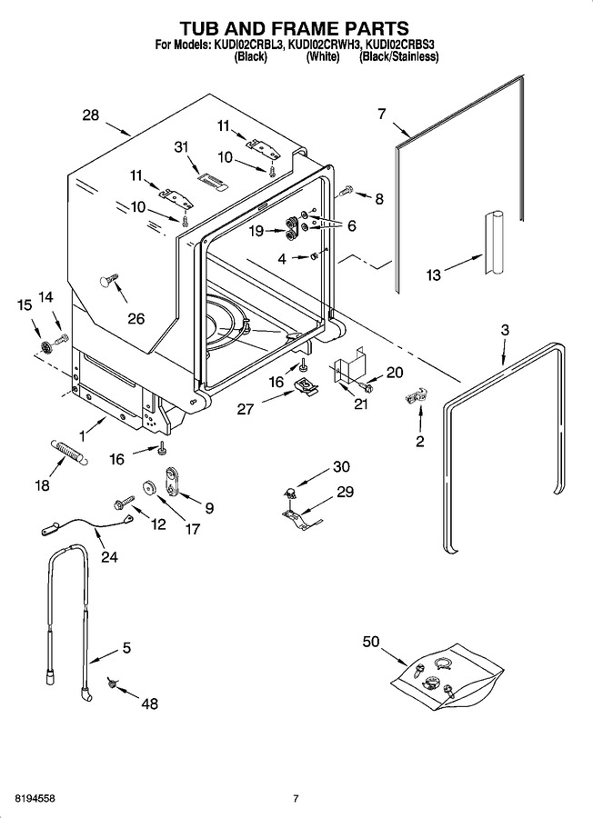 Diagram for KUDI02CRBL3