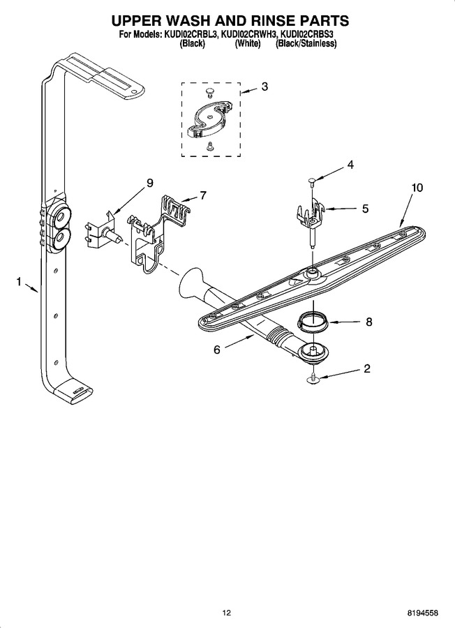 Diagram for KUDI02CRBL3